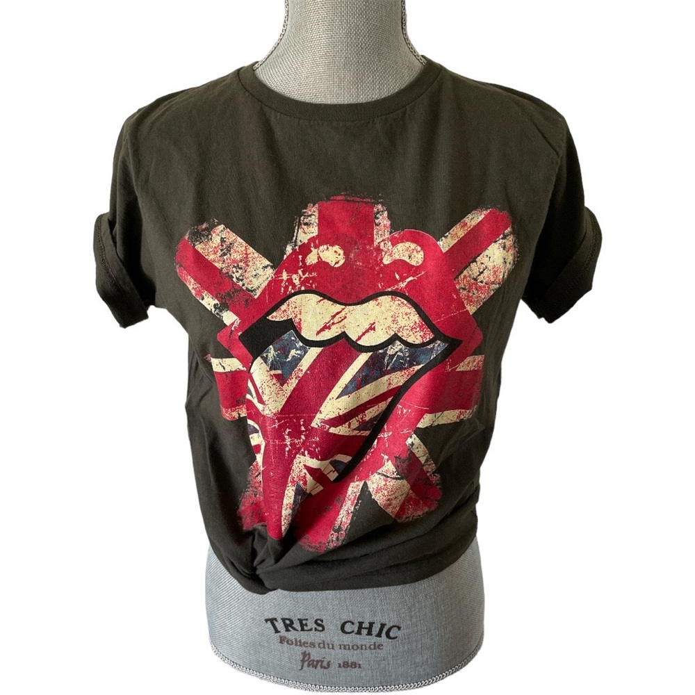 Rolling Stones British Flag Rocker Tee Size M (Unisex)